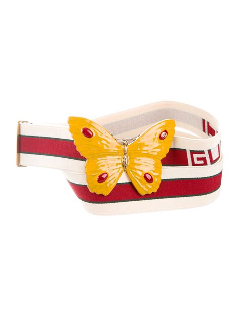 gucci butterflu belt|Gucci belt transparent.